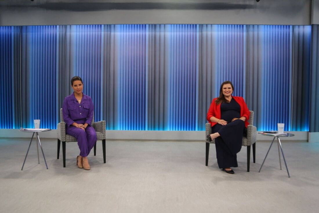 Marília Arraes e Raquel Lyra frente a frente no último debate antes das eleições de domingo (30)